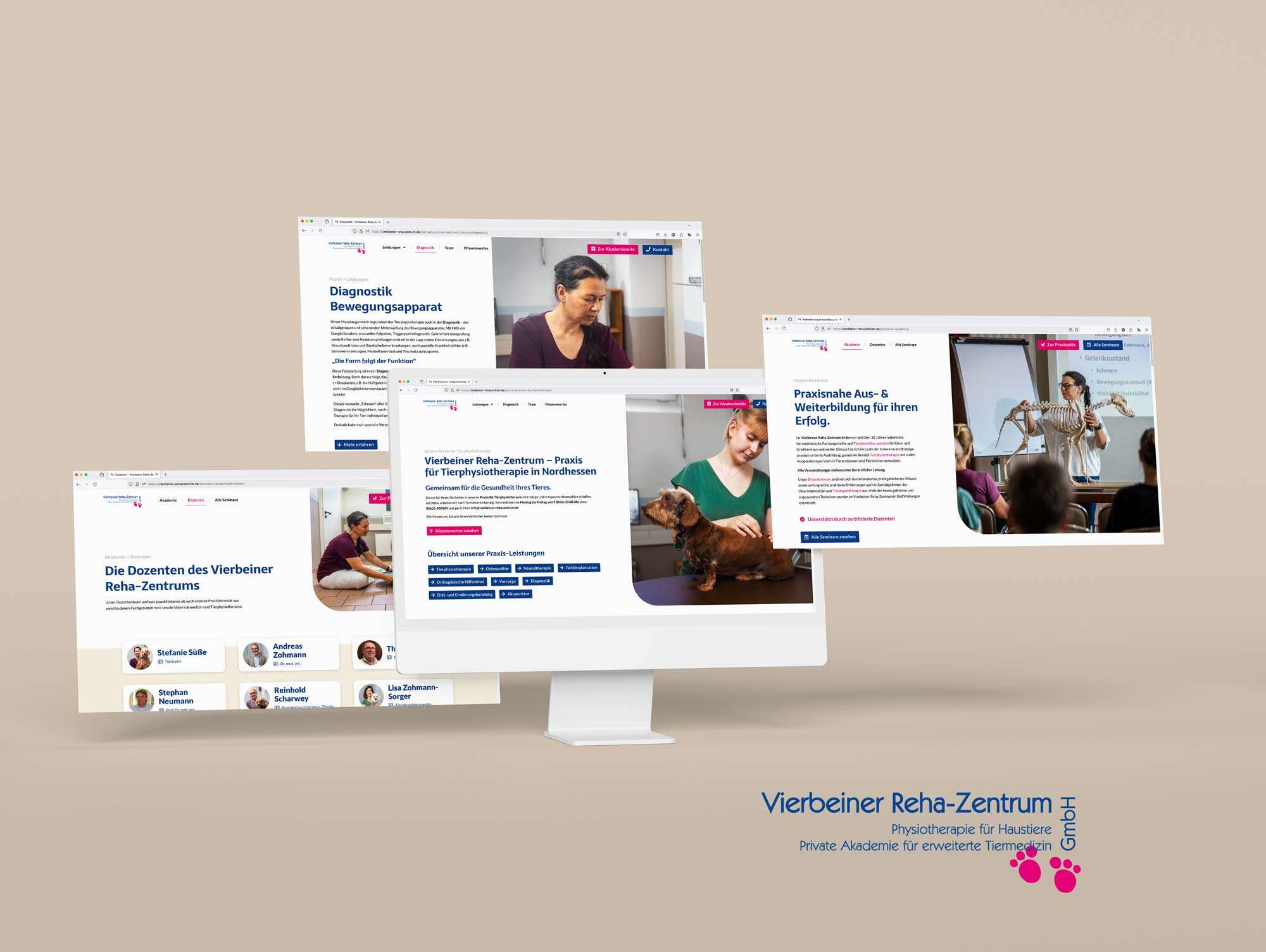 Website Relaunch Vierbeiner Reha-Zentrum